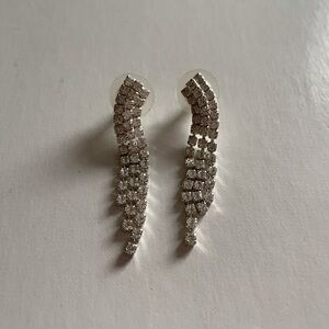 Rhinestone Drop Earrings